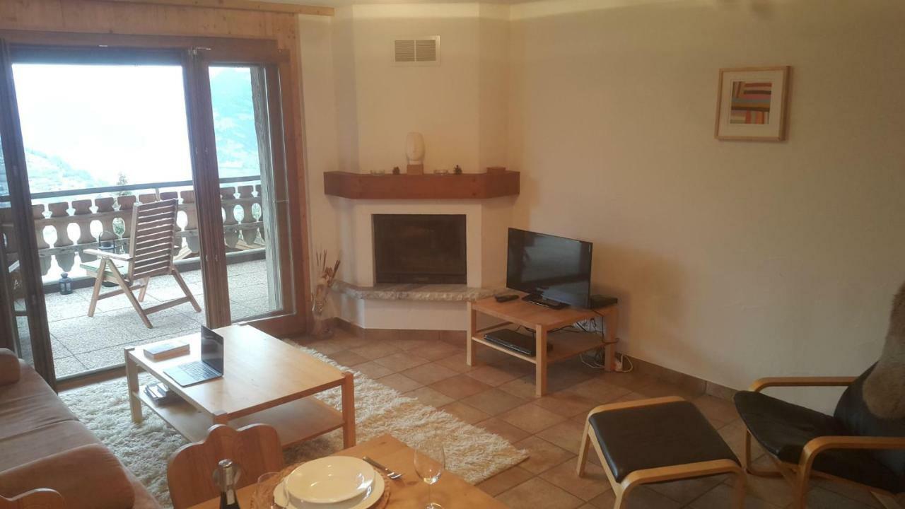 Appartement D'Une Chambre Avec Vue Imprenable - Veysonnaz Zewnętrze zdjęcie