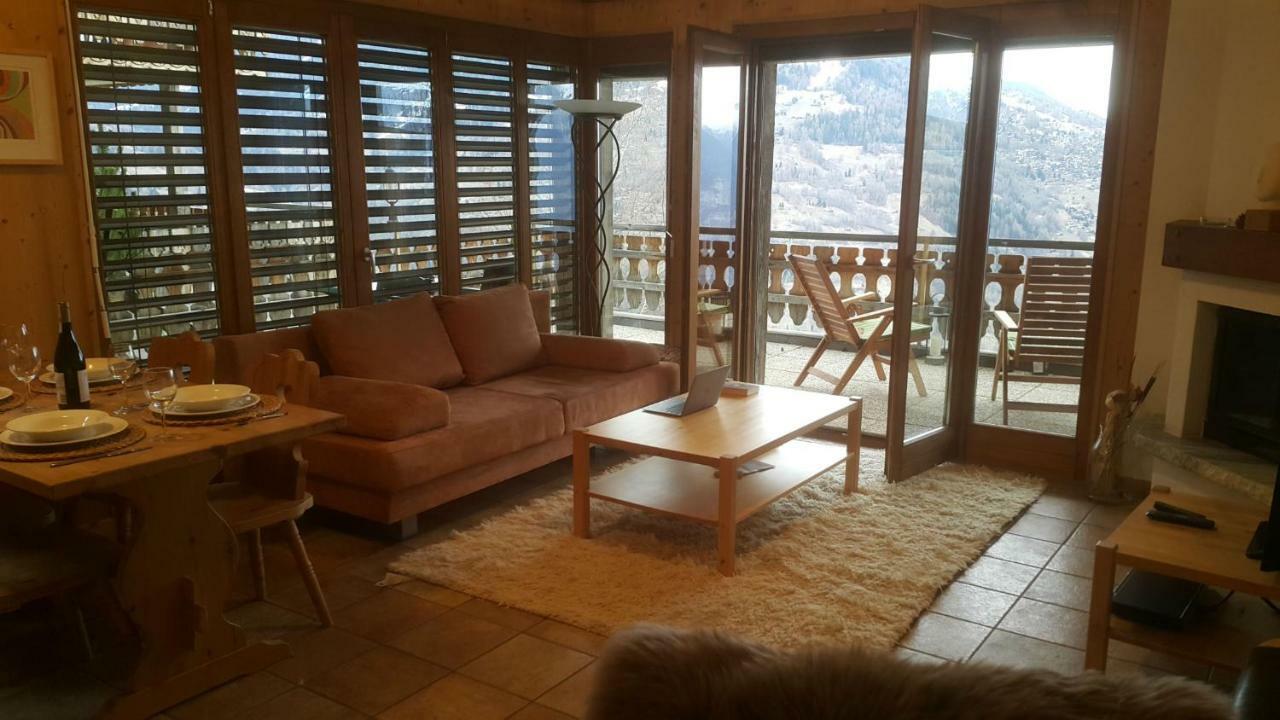 Appartement D'Une Chambre Avec Vue Imprenable - Veysonnaz Zewnętrze zdjęcie
