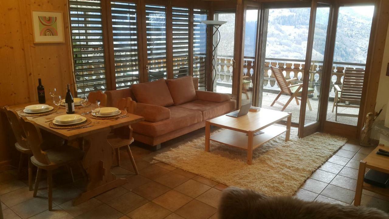 Appartement D'Une Chambre Avec Vue Imprenable - Veysonnaz Zewnętrze zdjęcie